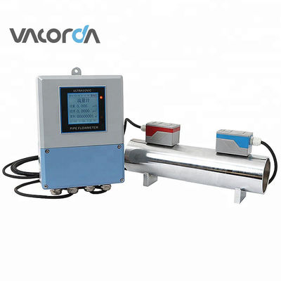 Misuratore di portata ultrasonico 12VDC con resistente di acqua della gamma di flusso 0.03m/s-5.00m/s